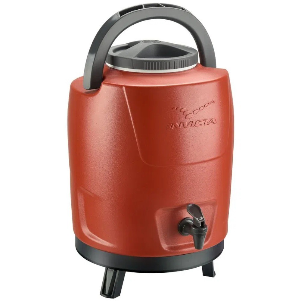 Garrafa térmica Botijão 9 Litros Vermelho - Velvet Invicta