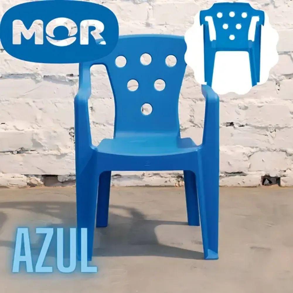Conj.2 Cadeiras Inf.Ref.Azul M.Zaka Mor-Mor