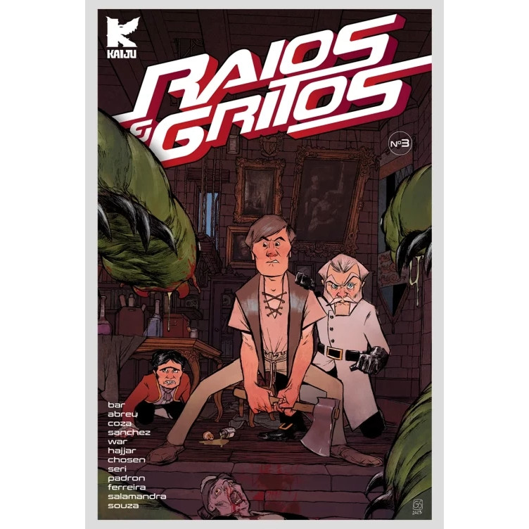 Capa do livro Comic - Raios & Gritos #3 - Novo/Lacrado - Kaiju Editora -