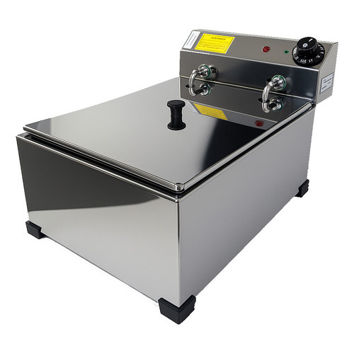 Fritadeira Elétrica Industrial A Óleo 5lt Com Tampa