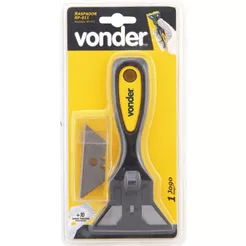 Raspador plástico retrátil com 10 lâminas rp011 - Vonder