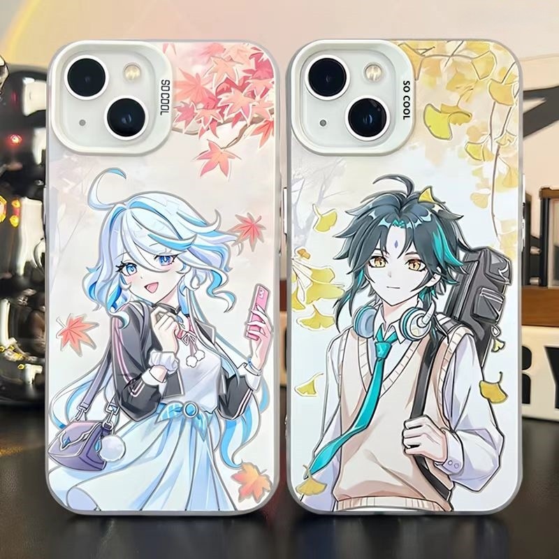 Capa de Telefone Genshin Impact para Samsung Galaxy A56 A55 A54 A16 A06 A15 A14 A53 A12 A13 A73 A36 A32 A26 A73 A34 5G, 
