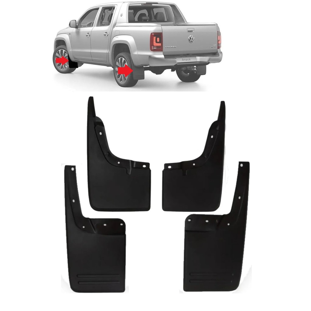 Kit Jogo 4 Peças Lameiro Sem Alargador Amarok 2012 a 2016