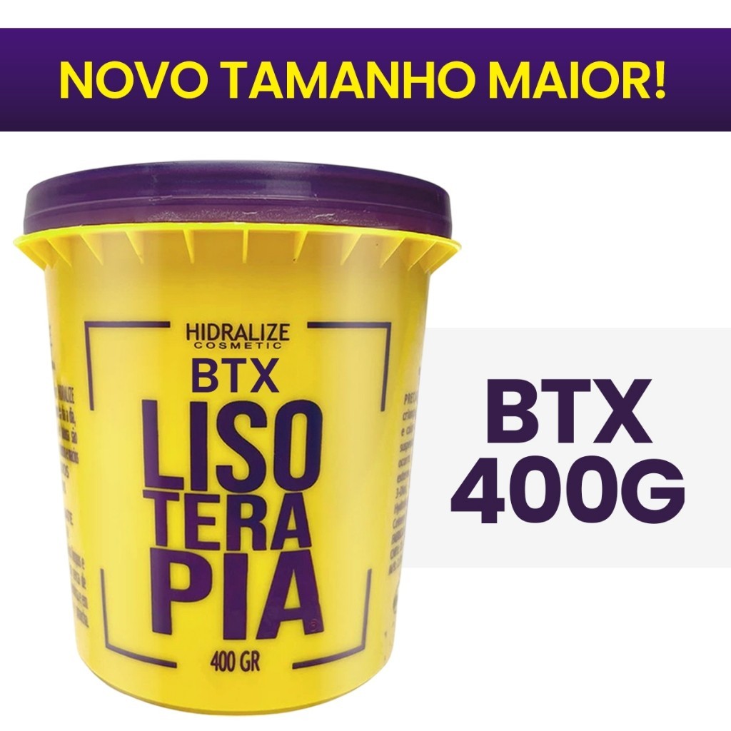 Progressiva Organica BTX Capilar Sem Formol Lisoterapia Dos Fios 400g Hidralize em Oferta na Shopee
