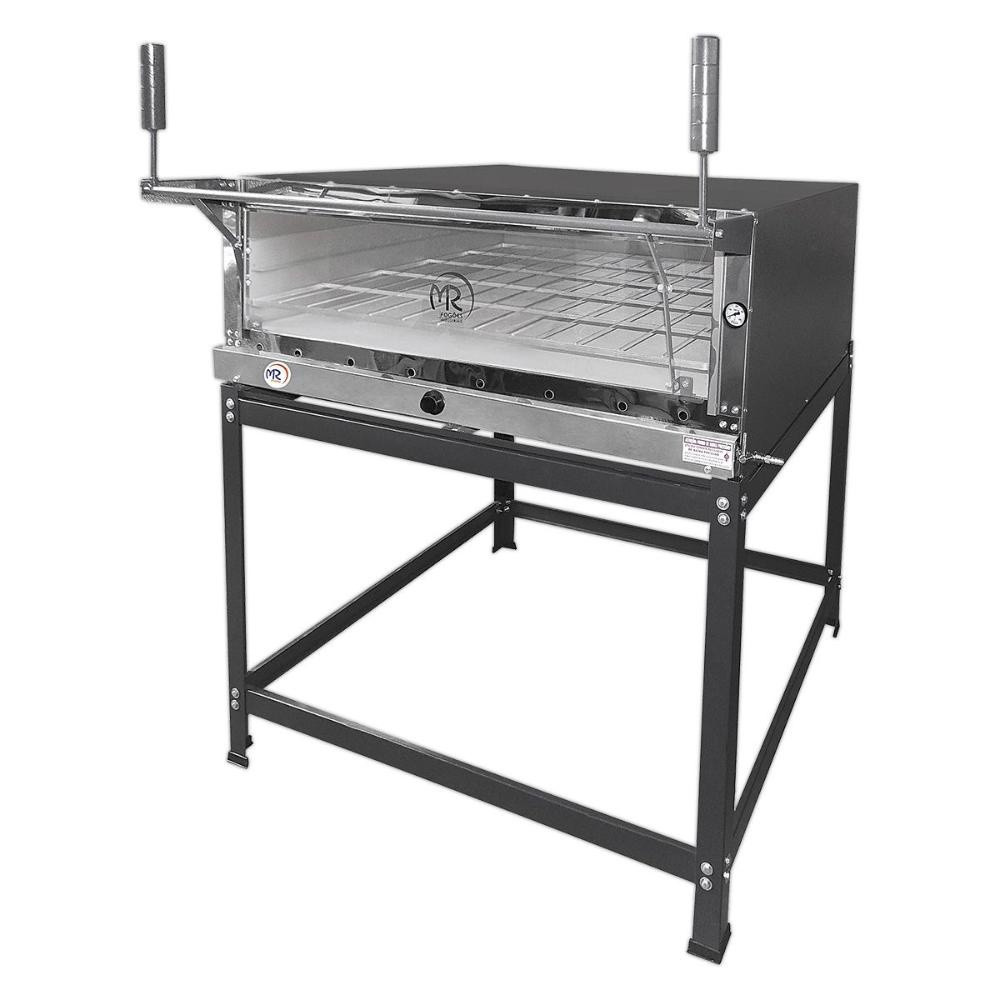 Imagem Forno Industrial de Pizza 80x60cm a Gás Refratário MR Fogões