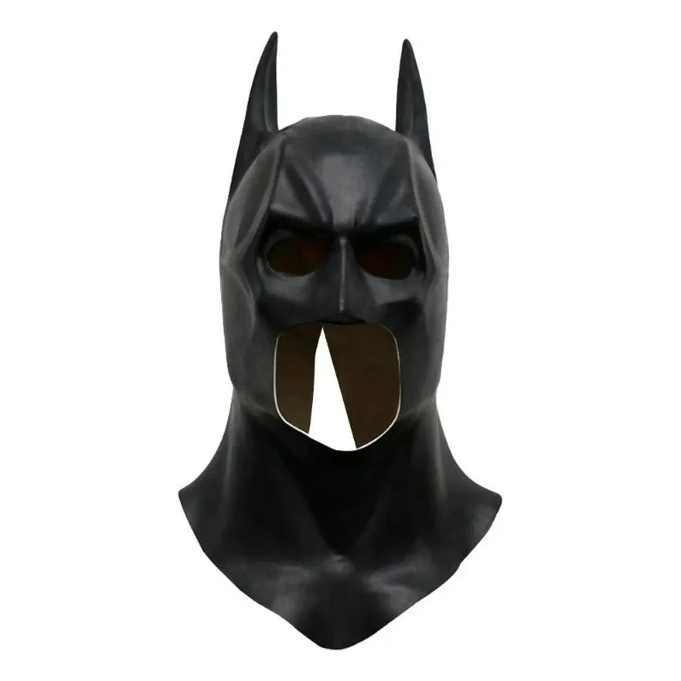 Máscara Batman Filme Borracha Maleável Cosplay Traje Adulto