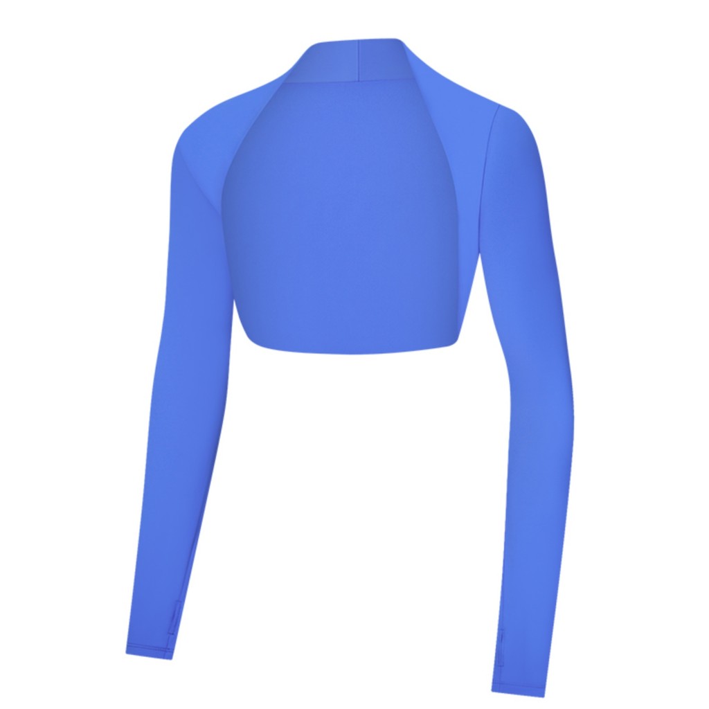 YU188 cor desconto colete Yoga Wear feminino de secagem rápida manga comprida topo curto esportes ao ar livre lazer xale
