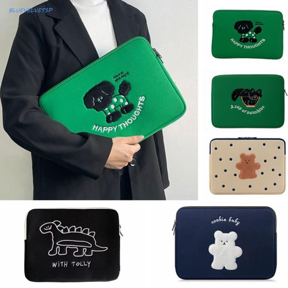 Bolsa Para Laptop De Desenho Animado BLUEVELVETSP , Tablet De Urso De 15.6 Polegadas Computador De Menina À Prova De Cho