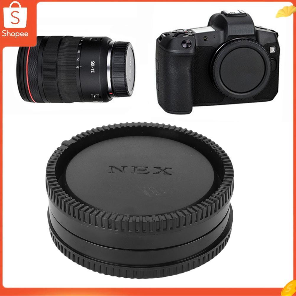 Corpo da câmera e tampas da lente traseira adequadas para kit de tampa protetora de montagem NEX E