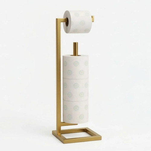 Suporte Porta Rolo Papel Higienico Papeleira De Chao em Oferta na Shopee