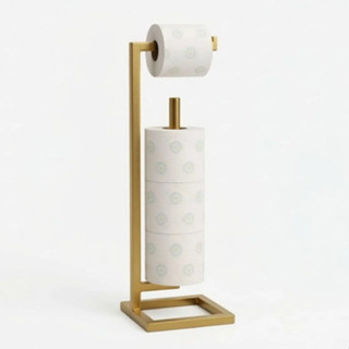 Suporte Porta Rolo Papel Higienico Papeleira De Chao em Oferta na Shopee