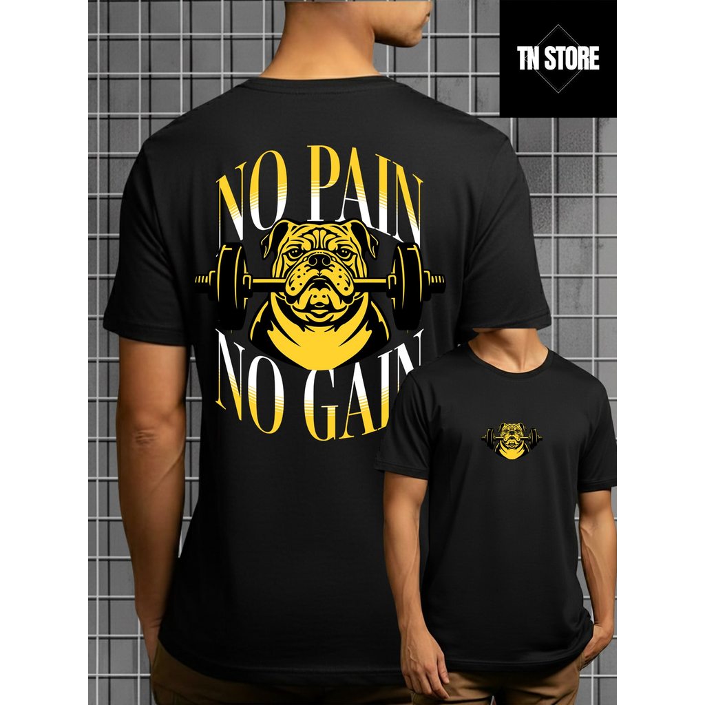 Camiseta Fitness Academia Gym Treino Esporte Camisa Blusa Unissex Masculino Feminino 100% Algodão Preto Branco Plus Size
