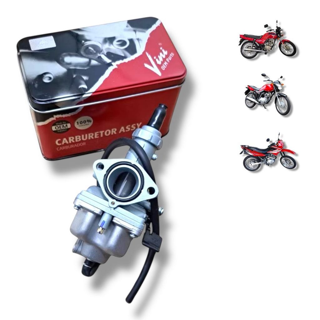 CARBURADOR TITAN 125/FAN 125 00-08/BROS 03-05/XL 125 84-00 (VINI)