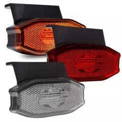 LANTERNA SINALEIRA LED LATERAL CAMINHÃO BAÚ CARRETA 12V 24V