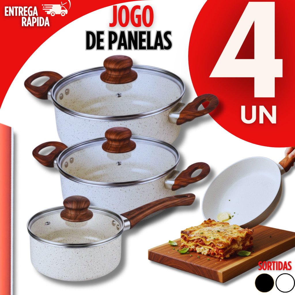 Conjunto Panelas Revestimento Cerâmico Antiaderente Panelas Indução Panelas Caçarolas Frigideira