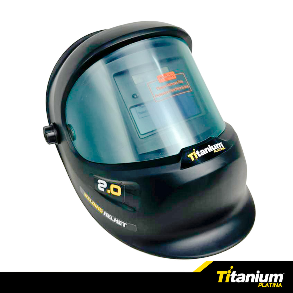 Máscara de Solda Automática Millenium 2.0 Titanium Platina · foto 2