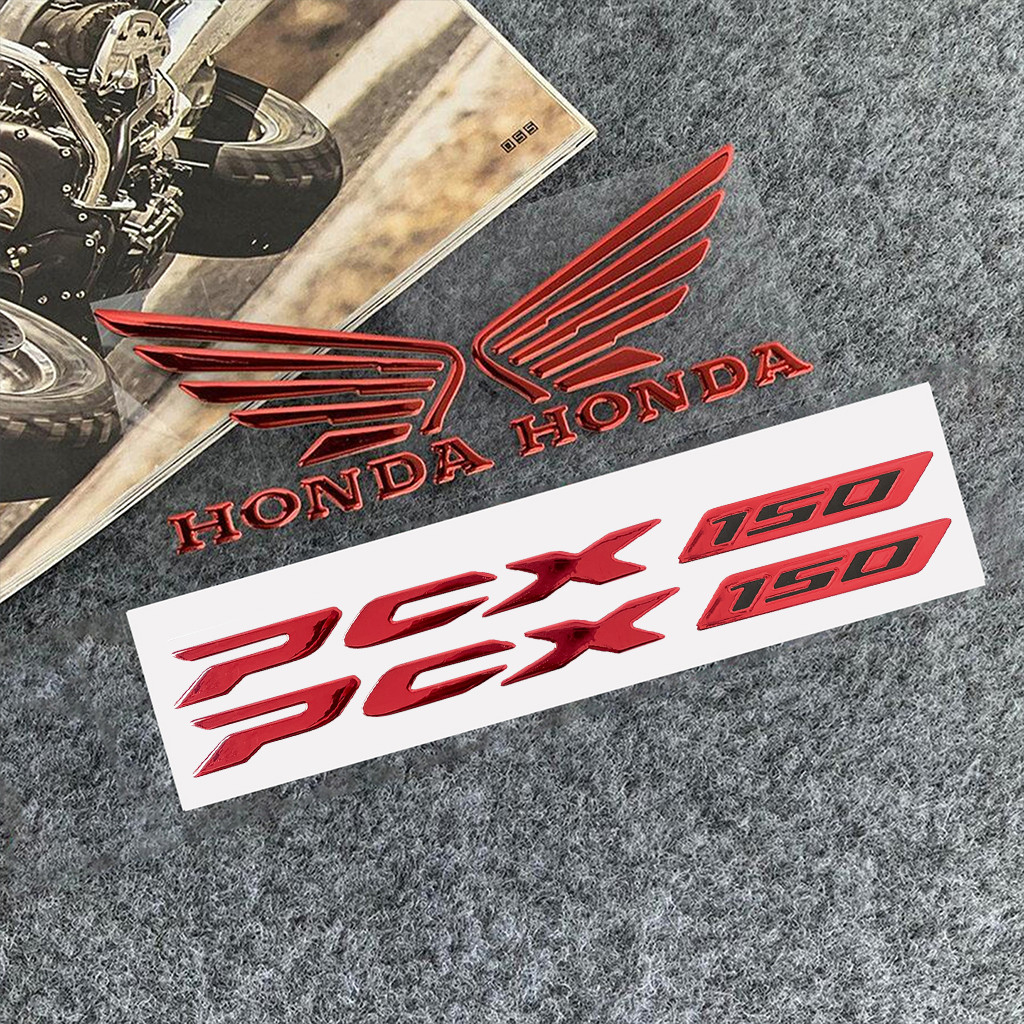 Adesivo De Resina Epóxi 3D Para Honda PCX 150 Pcx150 , Acessórios De Modificação De Motocicleta , À Prova D'água , Ediçã
