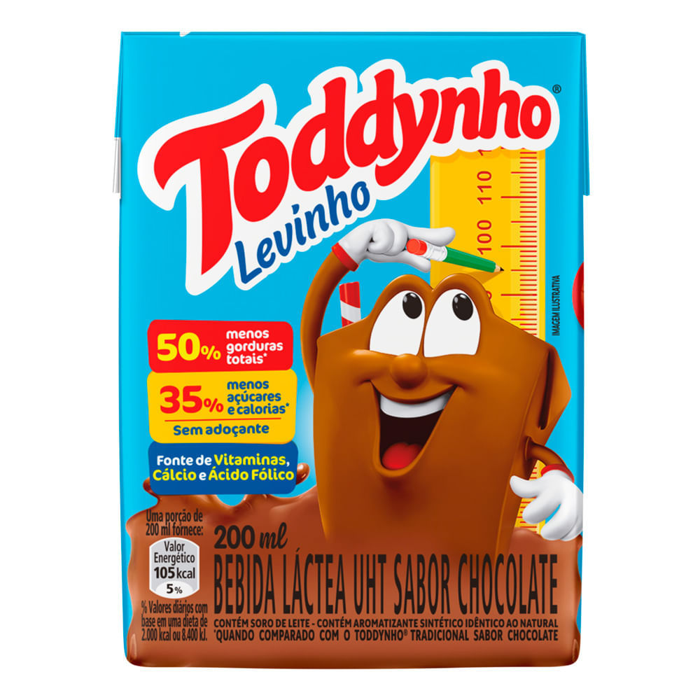 Bebida Láctea Toddynho Levinho Sabor Chocolate 200ml