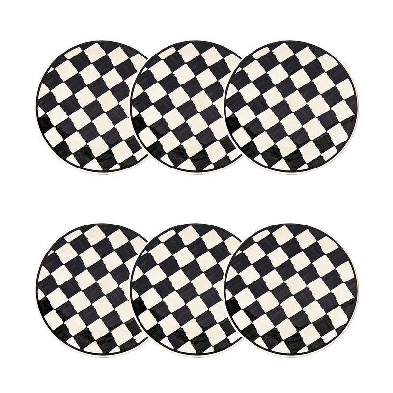 Jogo de 6 Pratos Sobremesa 20 cm Oxford Unni Damas