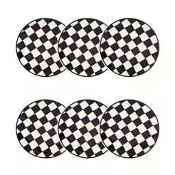 Jogo de 6 Pratos Sobremesa 20 cm Oxford Unni Damas
