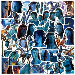 55 Adesivos de Filme Avatar, Adesivos para Garrafas de Água, Decalques de Vinil à Prova d'Água, Adesivos de Anime para L