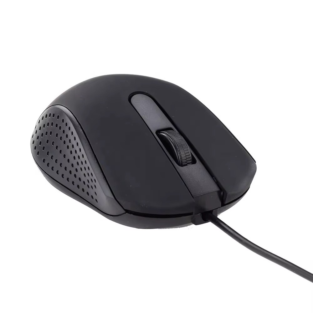 Mouse Óptico USB Com Fio Para Notebook PC 1000 DPI Design Ergonômico Leve Uso Escritório Casa