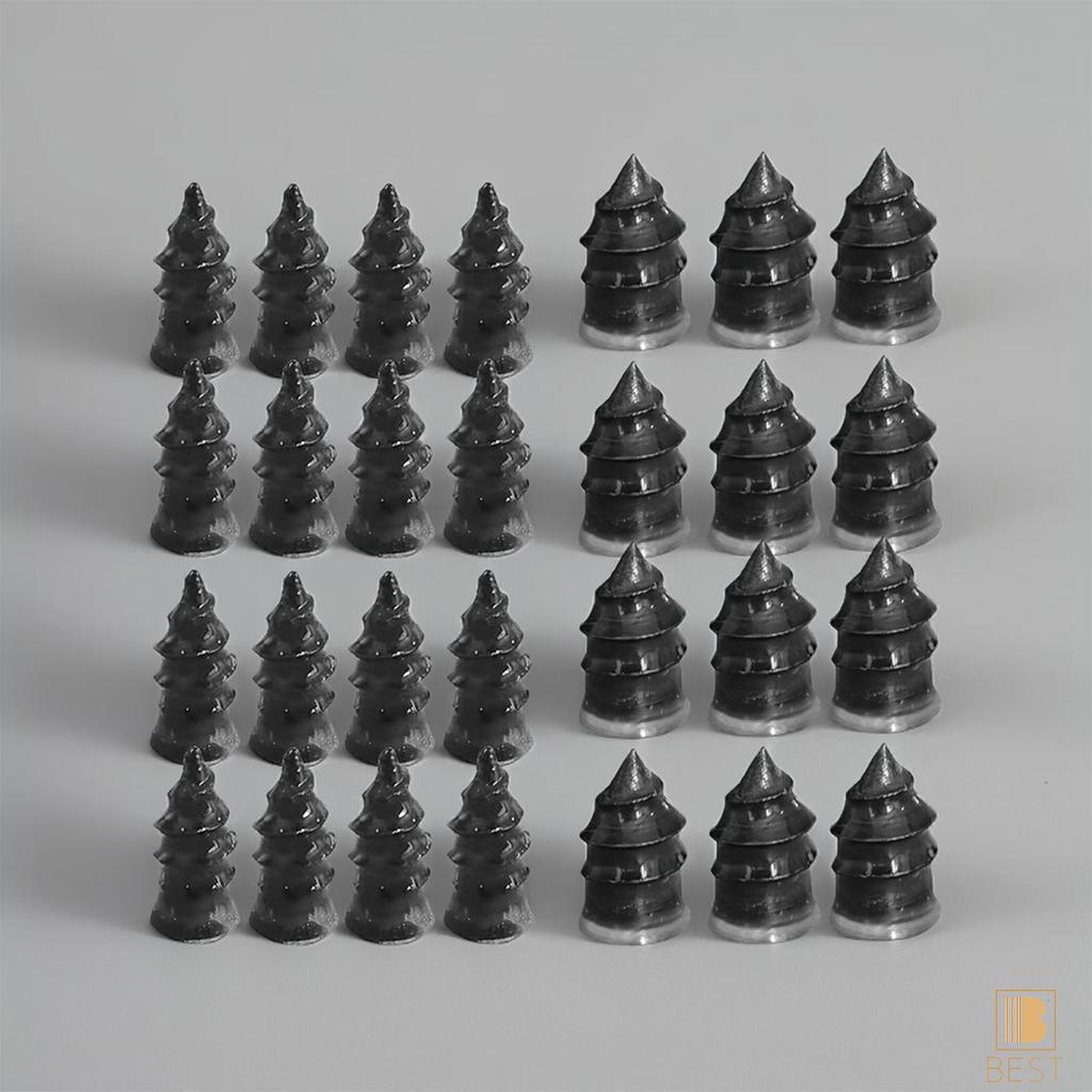 100 Pçs Reparação De Pneus Unhas De Borracha Ferramenta De Reparo Cravejado Com Chave De Fenda Para Carro Motocicleta AT