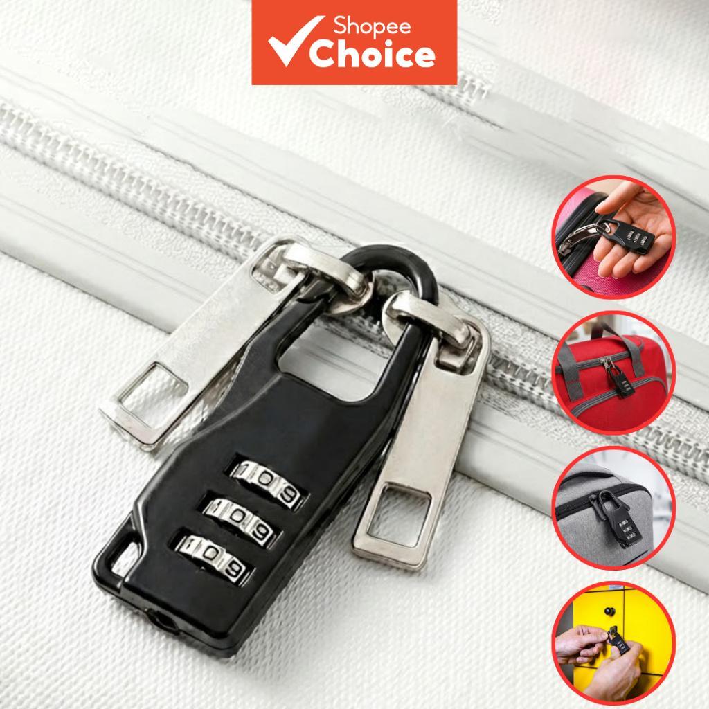 Imagem  Trava de Senha para Bagagens, Carteiras, Mochilas, Malas de Viagem, Academia e Armários