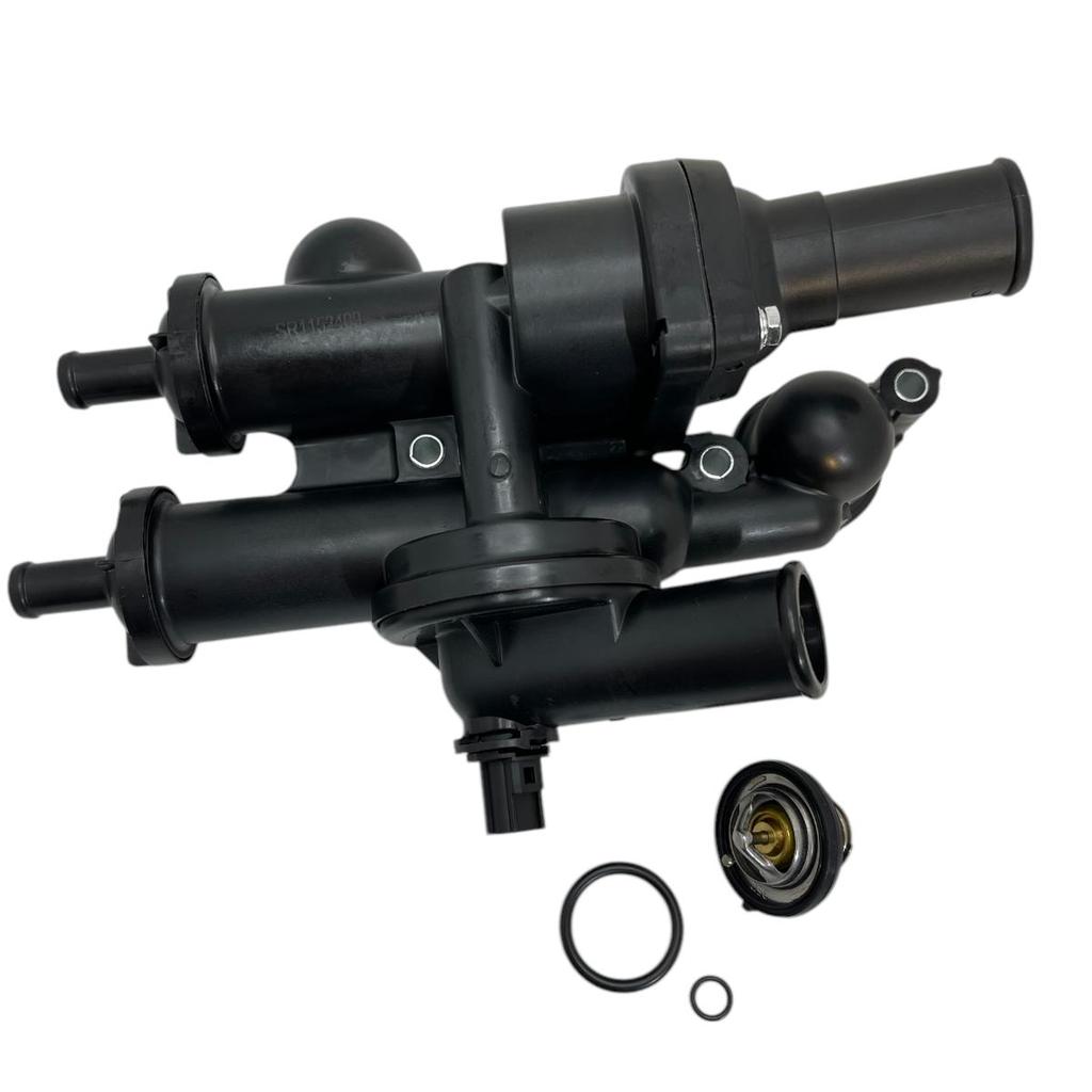 CARCACA DE PLASTICO DA VALVULA TERMOSTATICA DO MOTOR PARA VEICULOS AUTOMOVEIS - PN. 04884568AE