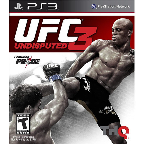 Jogo UFC Undisputed 3 PS3 Físico Multijogador Online/Offline Ação (usado)