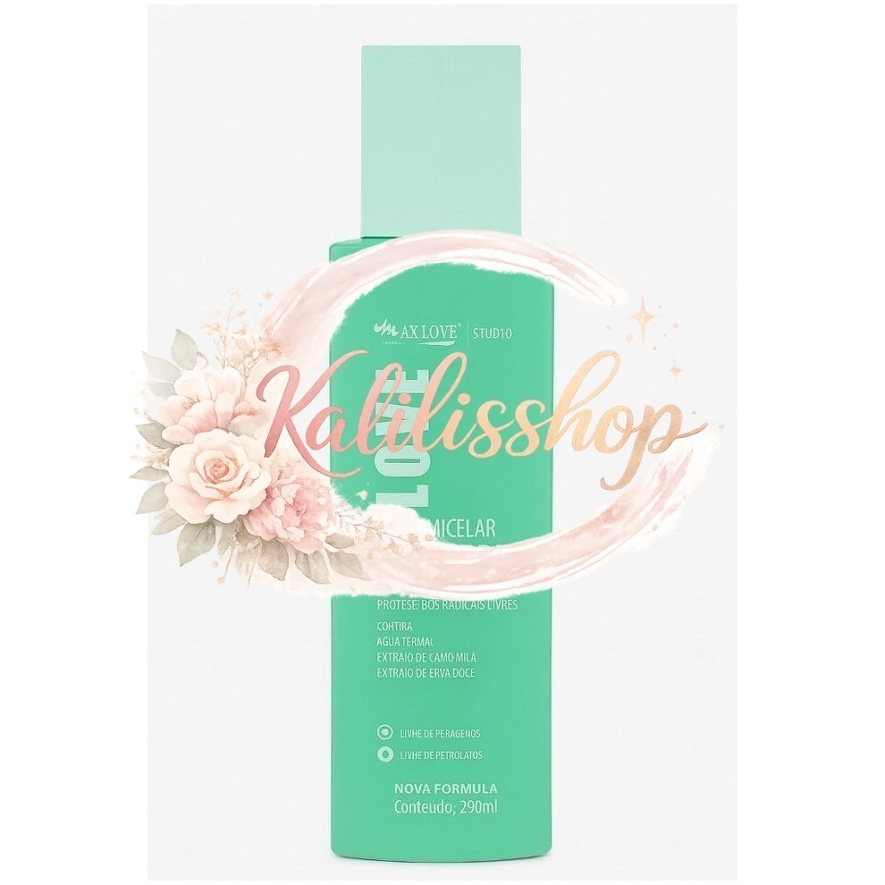 (V)Água Micelar Chá Verde MAXLOVE VEGANOW8QU