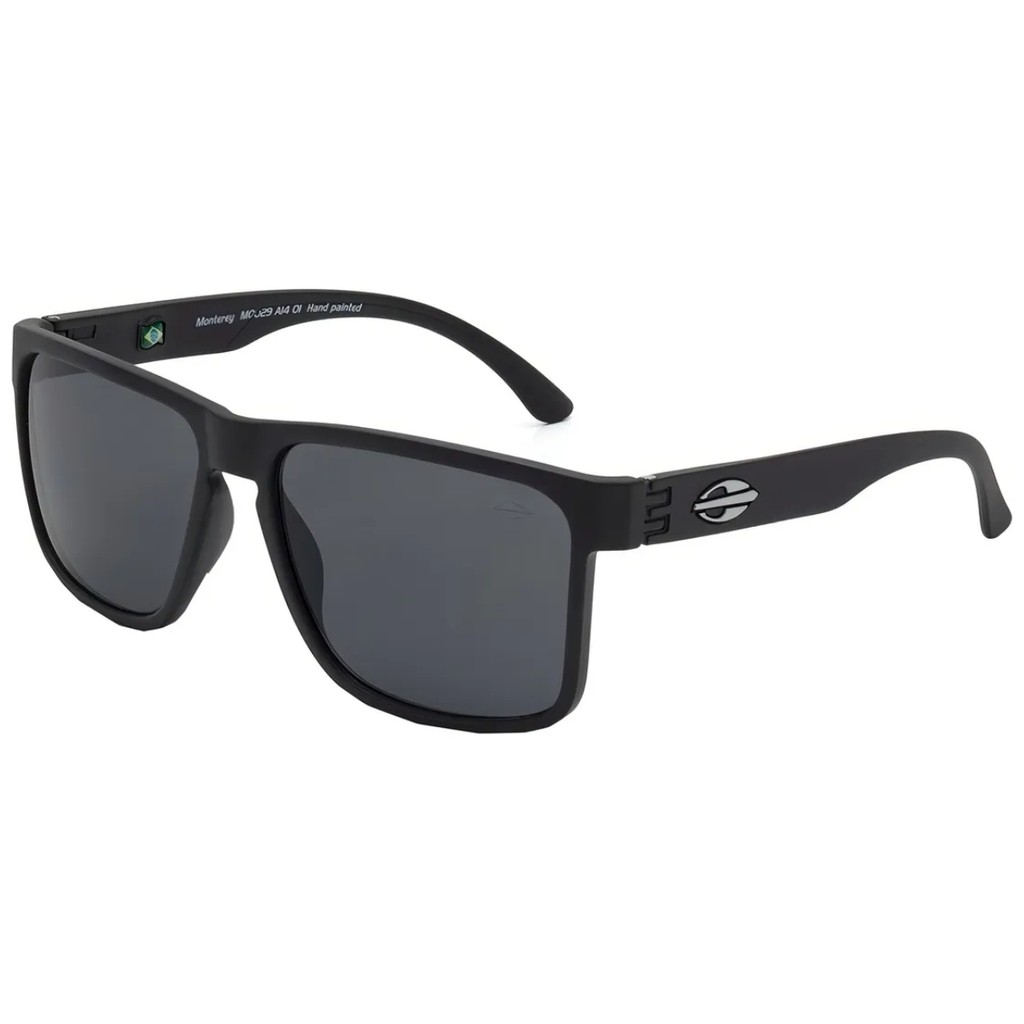 Óculos de Sol Mormaii Monterey Preto Fosco Cinza M0029 A1401-55