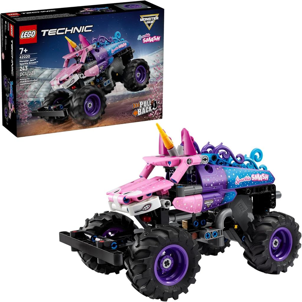 LEGO Technic - Monster Jam Sparkle Smash com mecanismo de fricção 42220