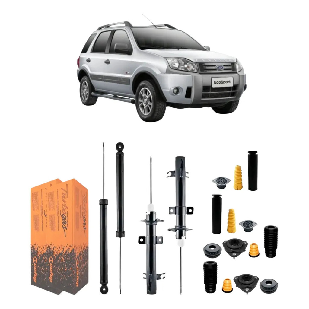 4 Amortecedores Cofap + Kit Ecosport 4x2 2003 A 2012