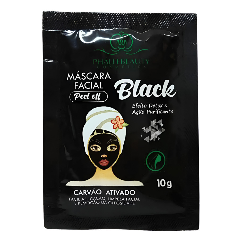 Máscara Facial Peel Off Black - Phállebeauty Skincare 1 Un Todo Tipo De Pele - ENVIO IMEDIATO