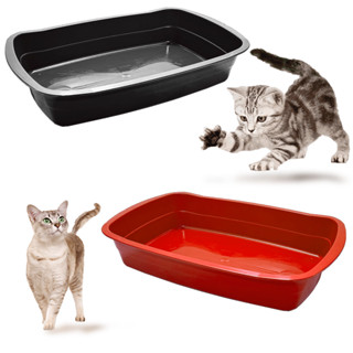 Kit 2 Caixa de Areia Para Gatos Higiênica Varias Cores Bandeja Para Areia de Gatos em Oferta na Shopee