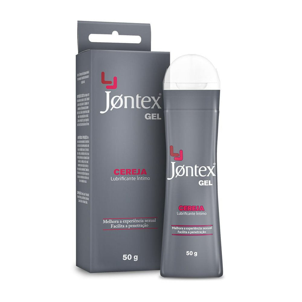 Gel Lubrificante Íntimo Jontex Sabor Cereja 3 em 1 50g