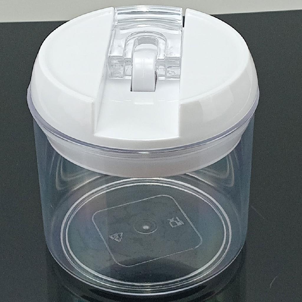 Kit 2 Pote Porta Mantimentos Pratik Hermético Plástico 400ml 11x10 Transparente