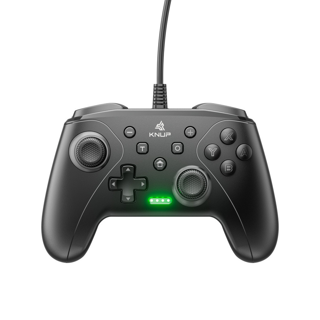 Controle Gamer Com Fio USB Android Computador PC Console Video Game Joystick Knup KP-CN700 em Oferta na Shopee