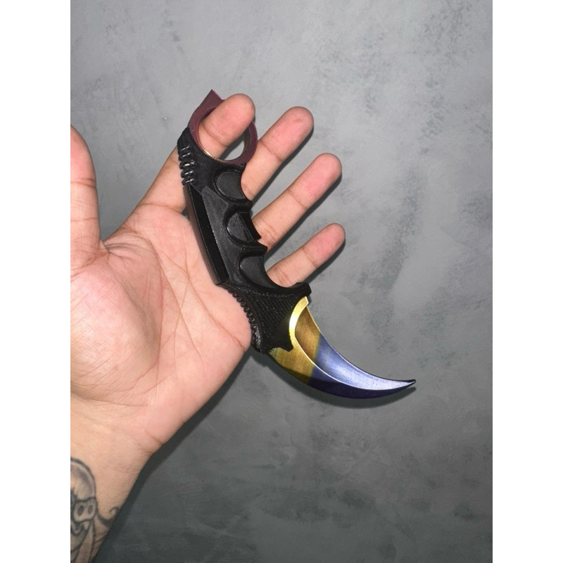 Facaa Karambit CS2 Counter-Strike - Impressão 3D- Gamer - PLA Premium Metalizado