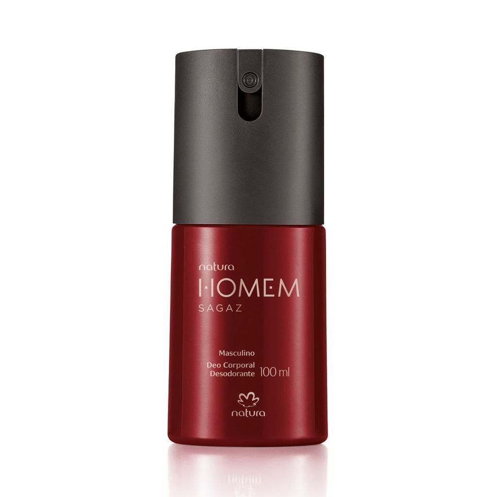 PERFUME HOMEM SAGAZ NATURA DESODORANTE CORPORAL MASCULINO 100 ML