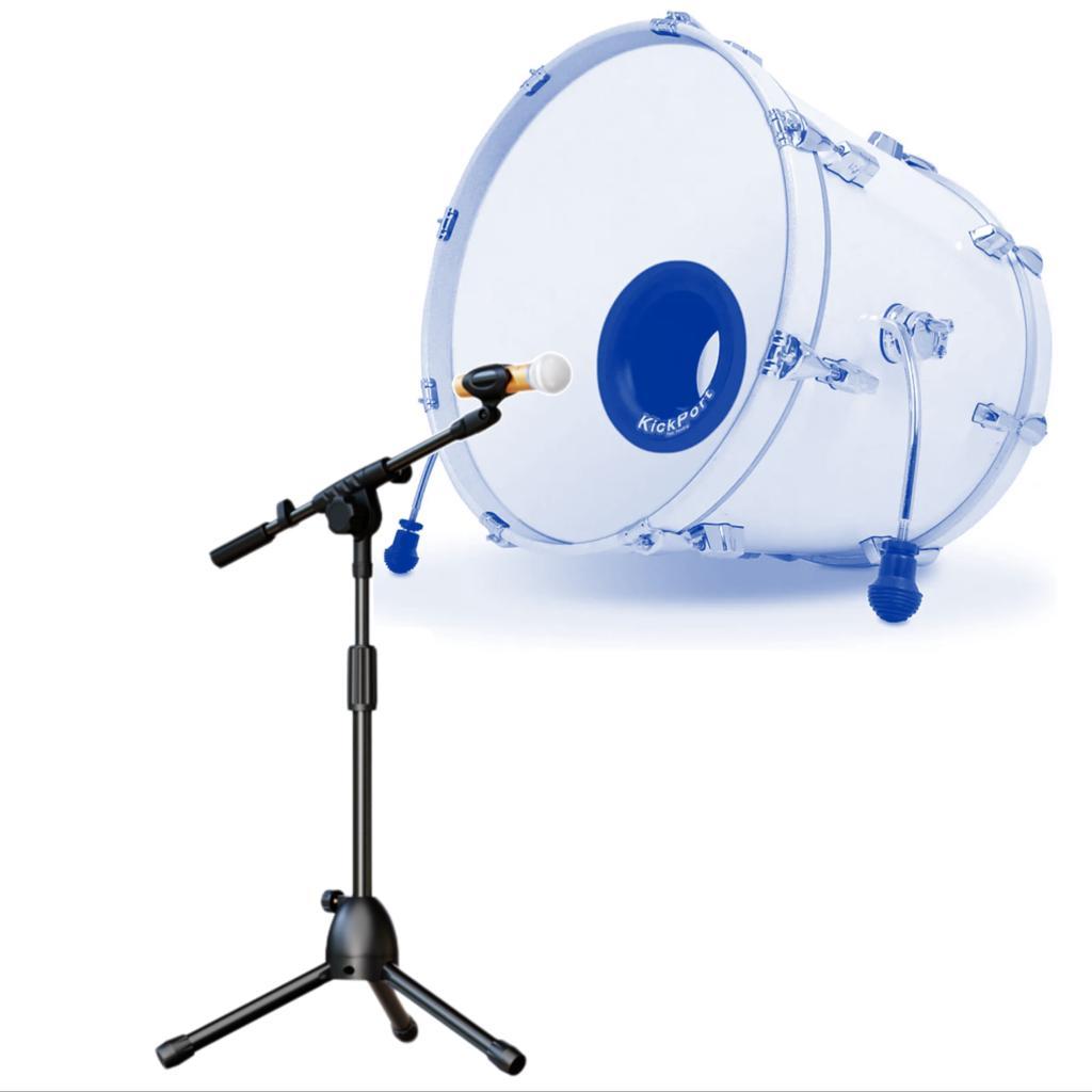 Mini Pedestal P/ Microfone Bumbo Amplificador Estúdio Ajustável