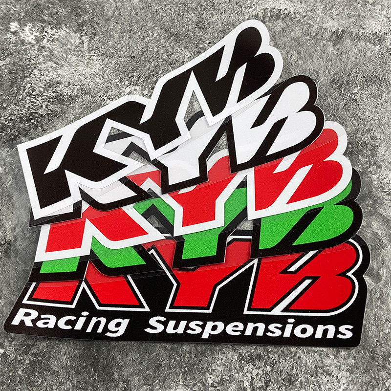 2 Pçs Garfos Dianteiros Da Motocicleta Adesivos Para Motocross Kyb Wp Suspensão Showa Decalques Yamaha Honda Suzuki Ktm