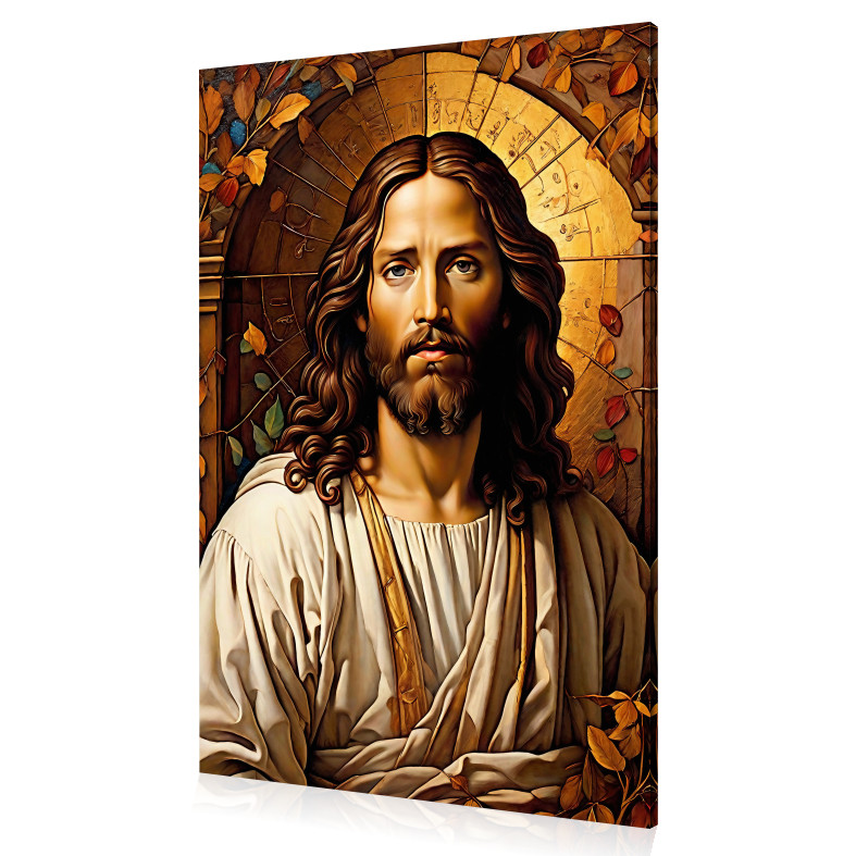 Quadro Moderno Religioso Decorativo Imagem Jesus Cristo Arte Cristã em Tela Canvas 60x40