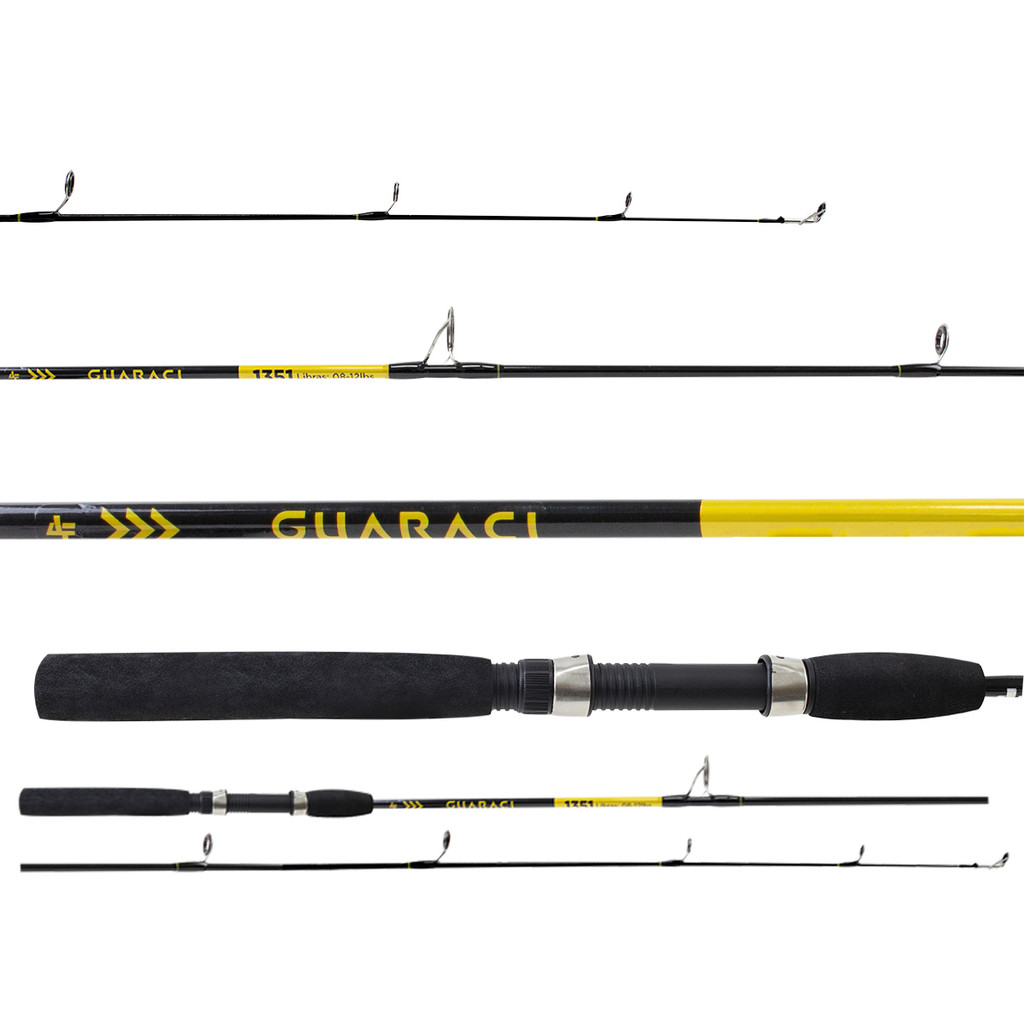 Vara Para Molinete Albatroz Guaraci 6'5" (1,95m) 8-15Lbs 1952 - 2 Partes