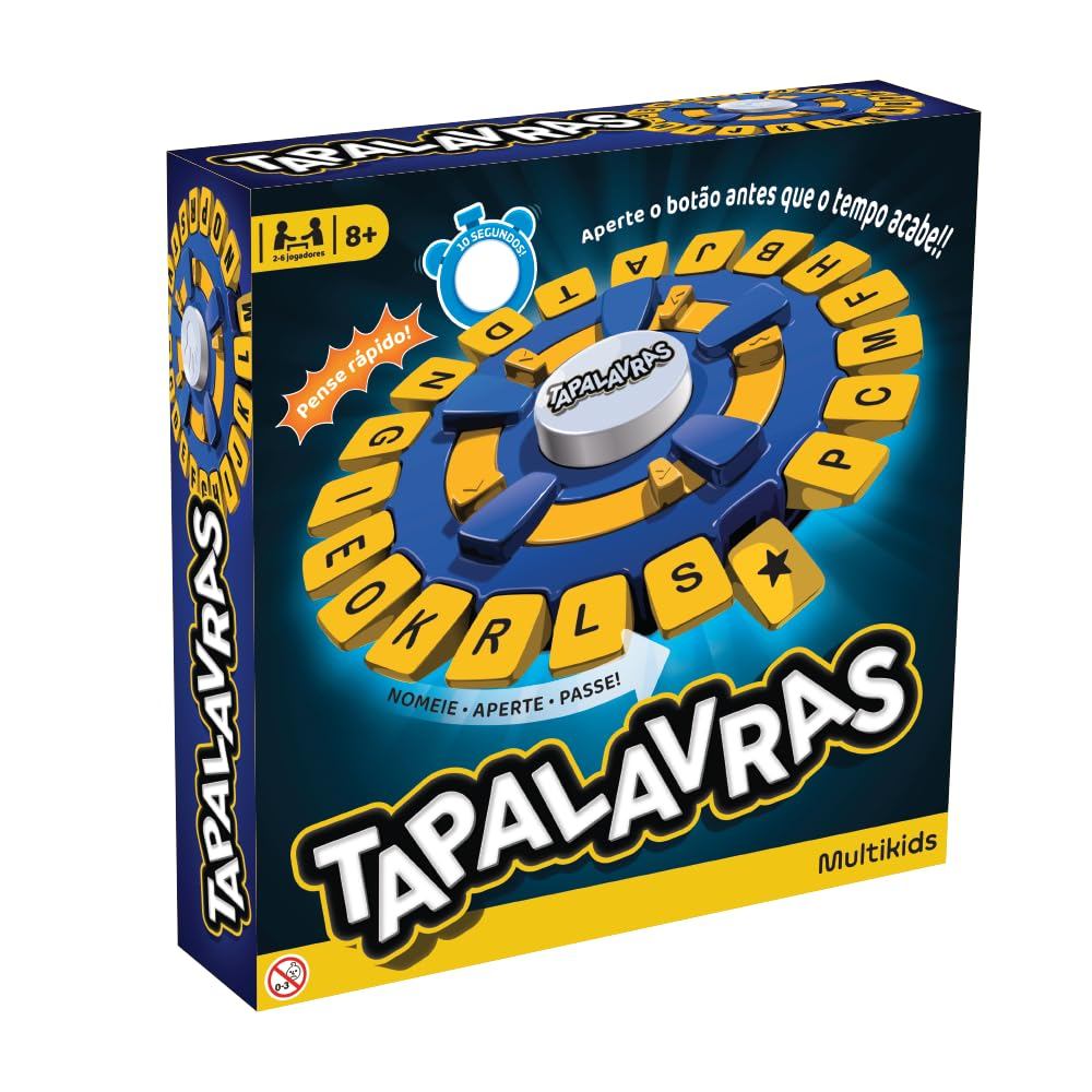 Jogo de Tabuleiro - Tapalavras - Multikids em Oferta na Shopee