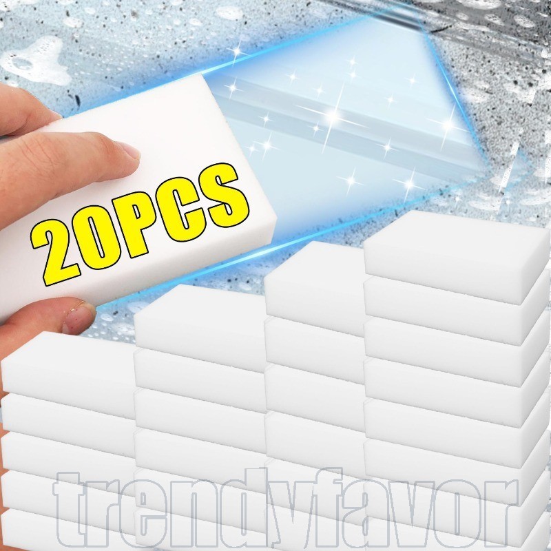 20/15/10Pcs Carro Nano Esponja Mágica-Ferramentas De Limpeza De Banheiro De Cozinha-Acessórios De Lavagem Automotiva-Esp