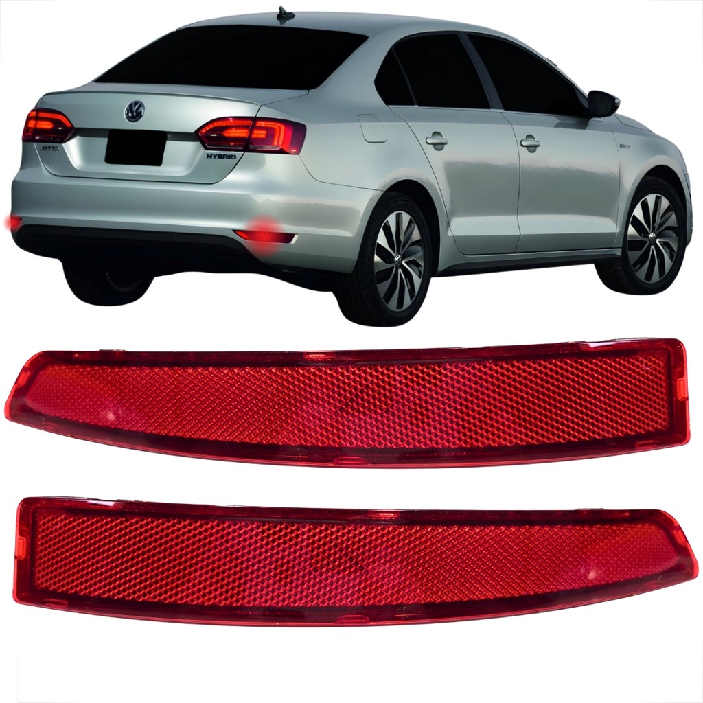 PAR REFLETOR VOLKSWAGEN VW JETA  2015 2016 2017 LADO DIREITO E ESQUERDO