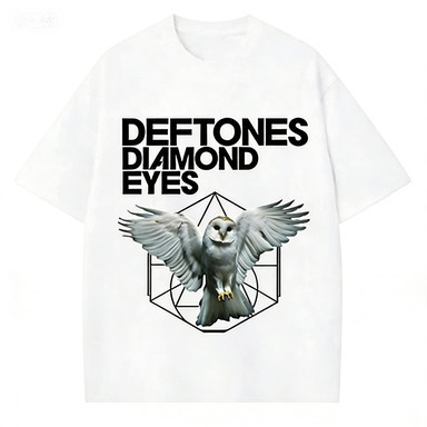 2026 Novo Camiseta Deftones Diamond Eyes 100% Algodão
