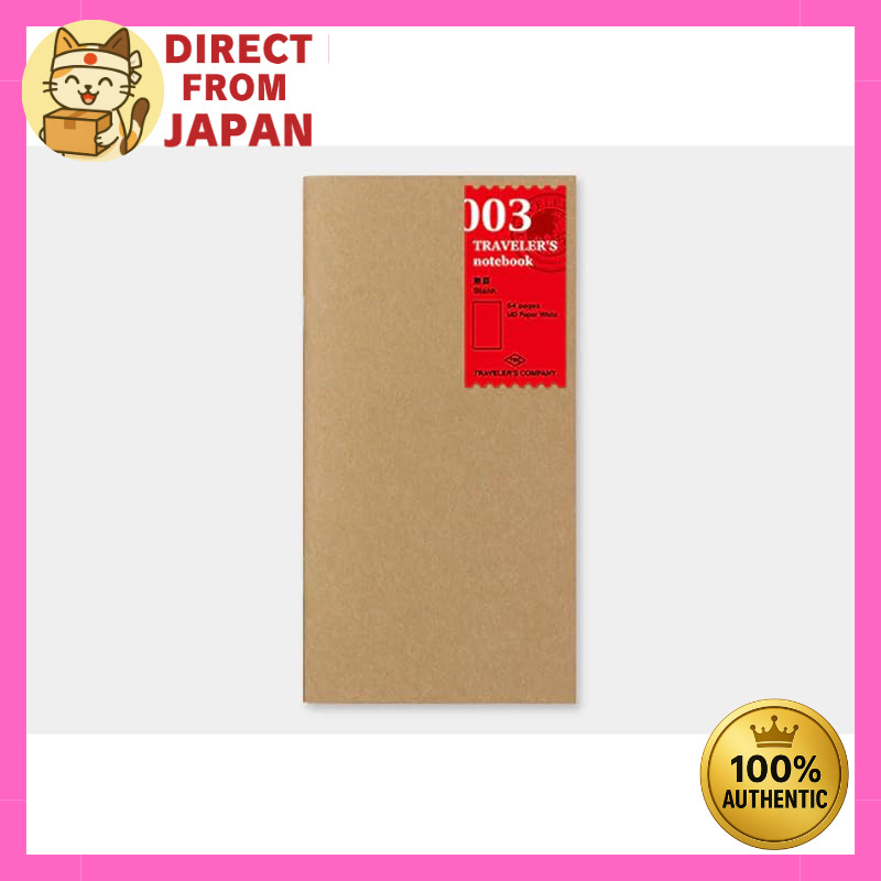TRAVELER'S notebook Refill (Blank) – Regular Size | Item No. 14247006